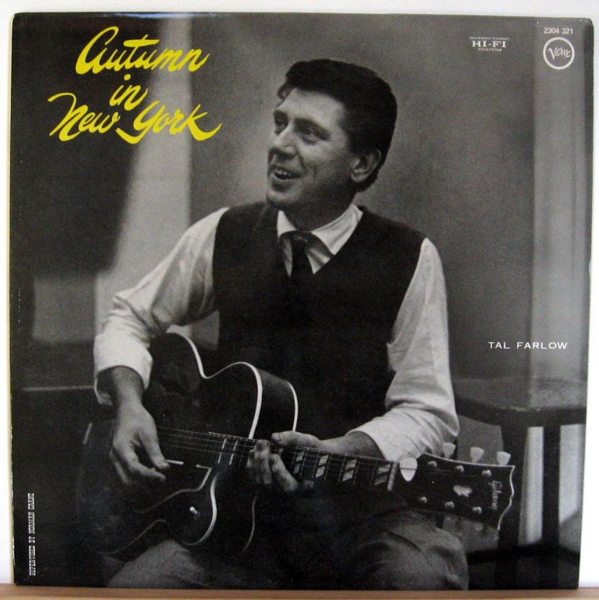 TAL FARLOW Autumn In New York JAZZ GUITAR LP NM Import  