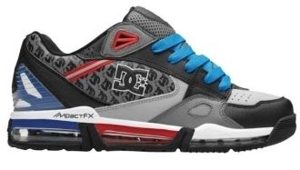 NEW MENS DC VERSAFLEX NITRO CIRCUS SHOE   BLK/ROYAL/RED  