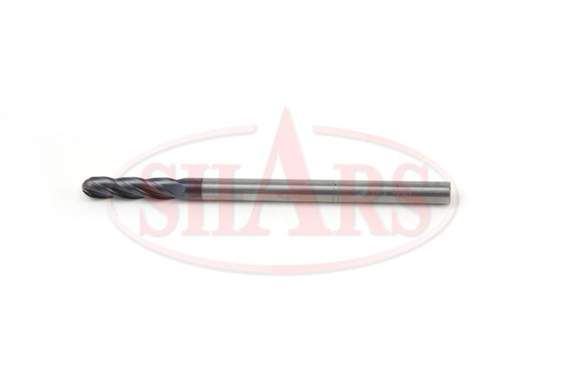 FLUTE 30 HELIX ALTiN COATED CARBIDE BALL SE END MILL USA MADE 