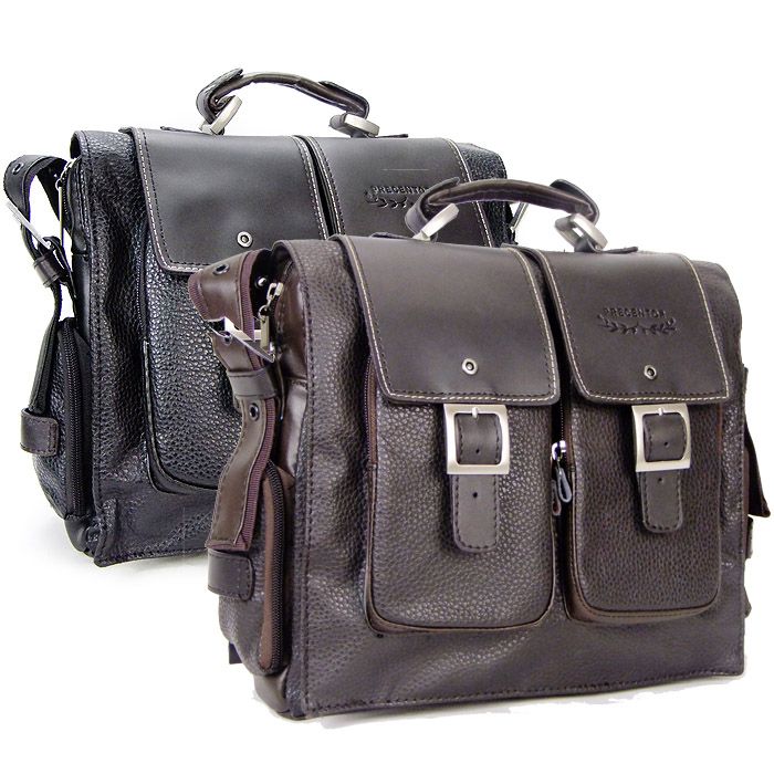   leather shoulder bag Messenger casual handbag briefcase valise 119