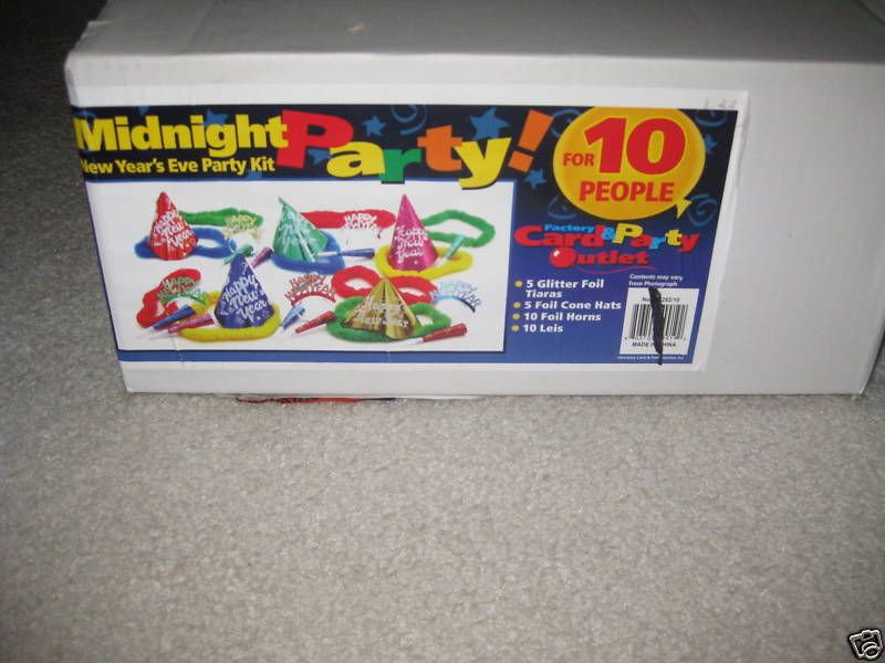 Midnight Party New Years Eve Party Kit  