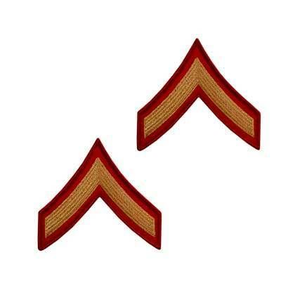 USMC U.S. Marine Corps Enlisted Rank E 2 PFC Chevron  