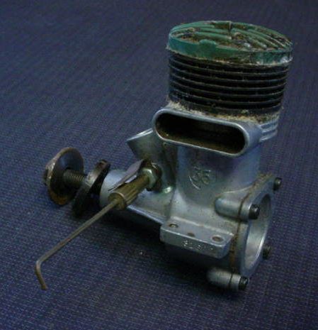 VINTAGE TORPEDO 35 GAS POWERED AIRPLANE MOTOR ENGINE  