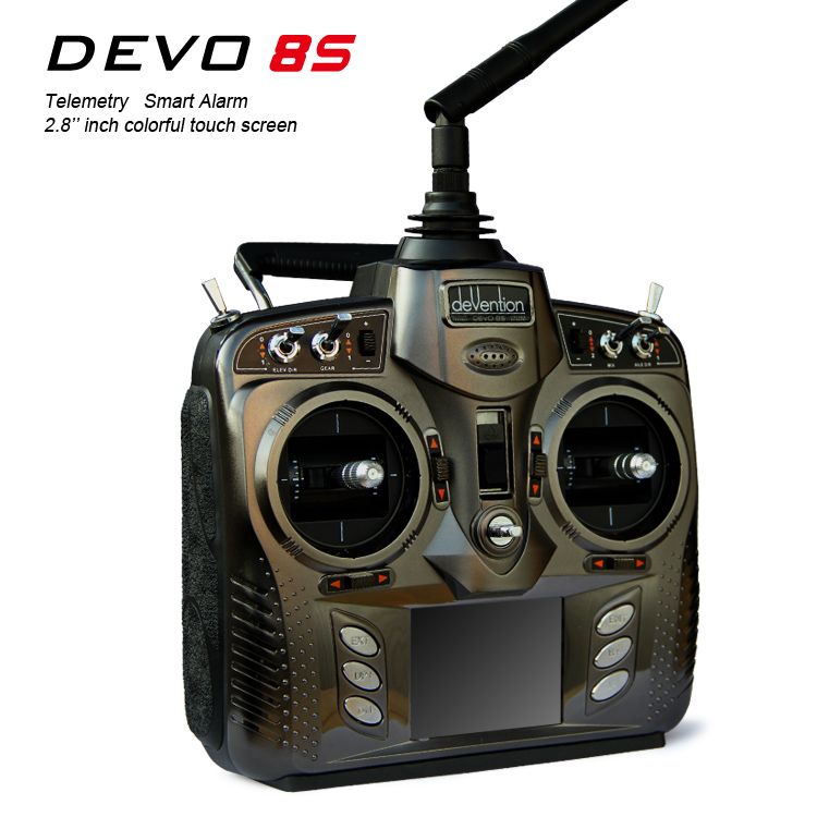 Walkera DEVO 8S 8 Ch 2.4Ghz Telemetry Function Radio System w/ RX SET 