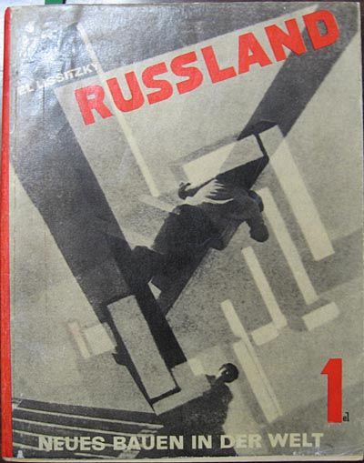 LIBRO EL LISSITZKY DE LA ARQUITECTURA DE LA VANGUARDIA DE 1930 RUSOS