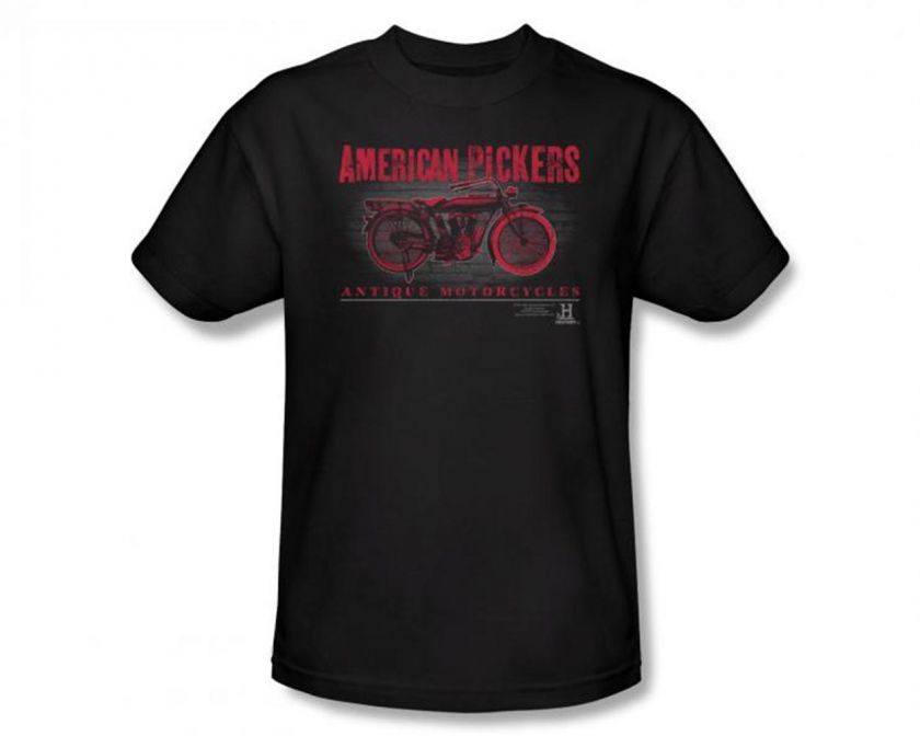   Pickers Antique Motorcycles History Channel TV Show T Shirt Tee  