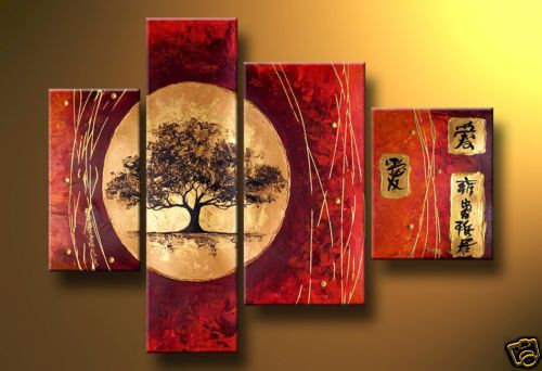 Frame）New Abstract Huge Art Oil Painting decorate No.4  