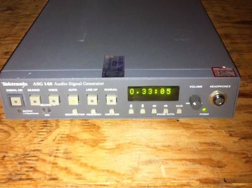 TEKTRONIX ASG 140, AUDIO SIGNAL GENERATOR  