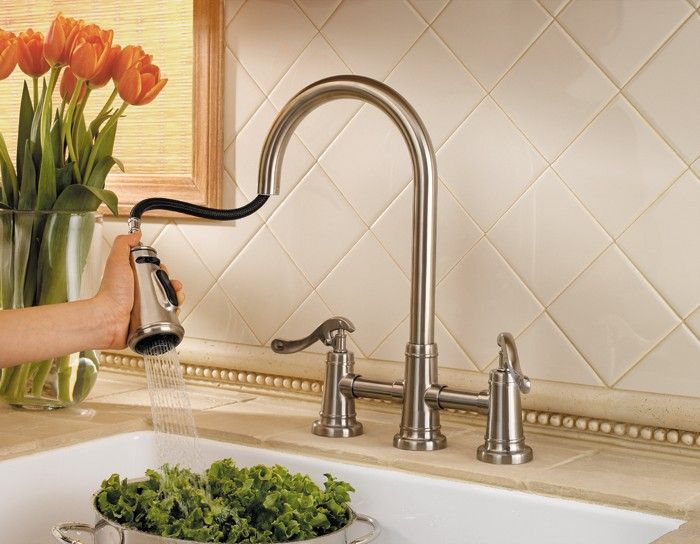 Price Pfister GT531 YPK Ashfield Kitchen Faucet, Nickel  