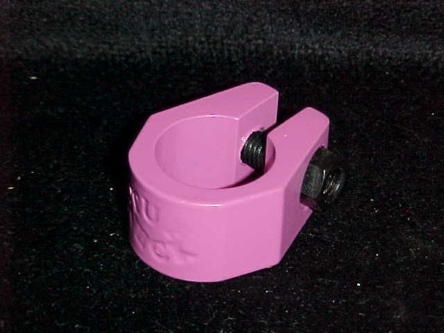   Pink 1 TUF NECK SEAT CLAMP Old School BMX Dia Compe Tange Tioga Tuff