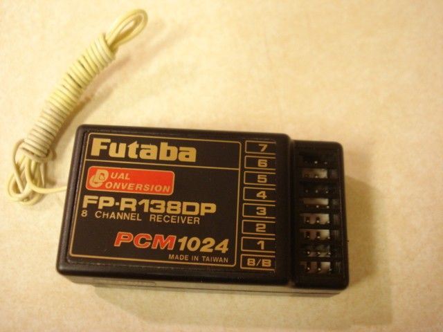FUTABA R138DP PCM 1024 8 CHANNEL DUAL CONVERSION RECEIVER ** 72MHz 