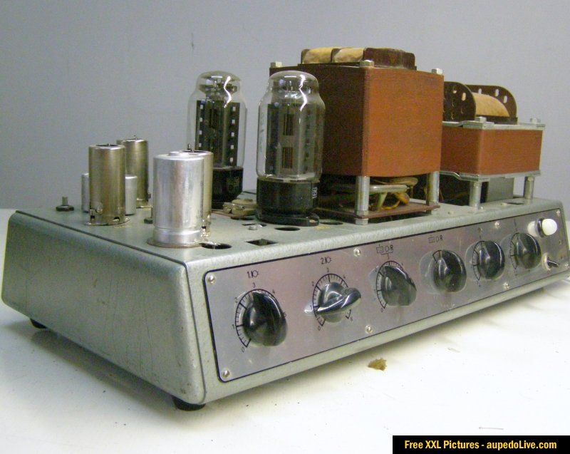 2xTELEFUNKEN V311/2 Klangfilm Tubeamp 2x100Watt,vintage,1960  