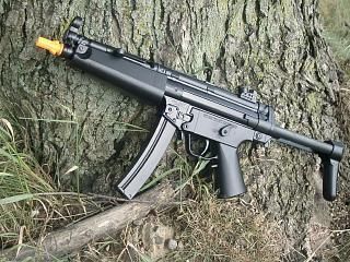 Airsoft Auto Electric Rifle M5 J Style Made of Impact Resist Plastic 