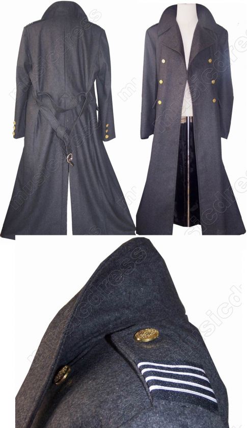 mens wool material trenchcoat coat  