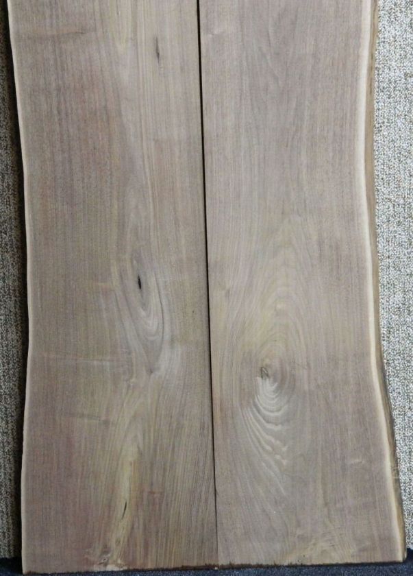 Highly Figured Black Walnut DIY Bookmatched Table Top Set 8009E  