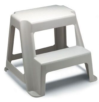 Rubbermaid FG420200BISQU Roughneck Two Step Step Stool 071691223900 