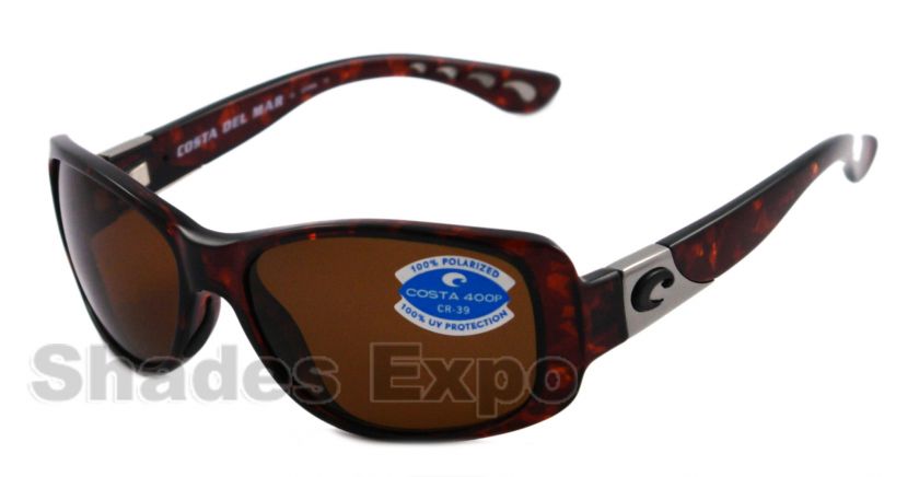 NEW Costa Del Mar Sunglasses CS TI 10 TORTOISE DAP TIPPET AUTH  