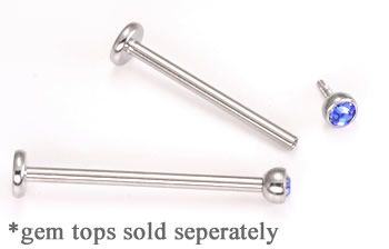 CHEEK JEWELRY Threaded Labret Post LONG Price Per 1  