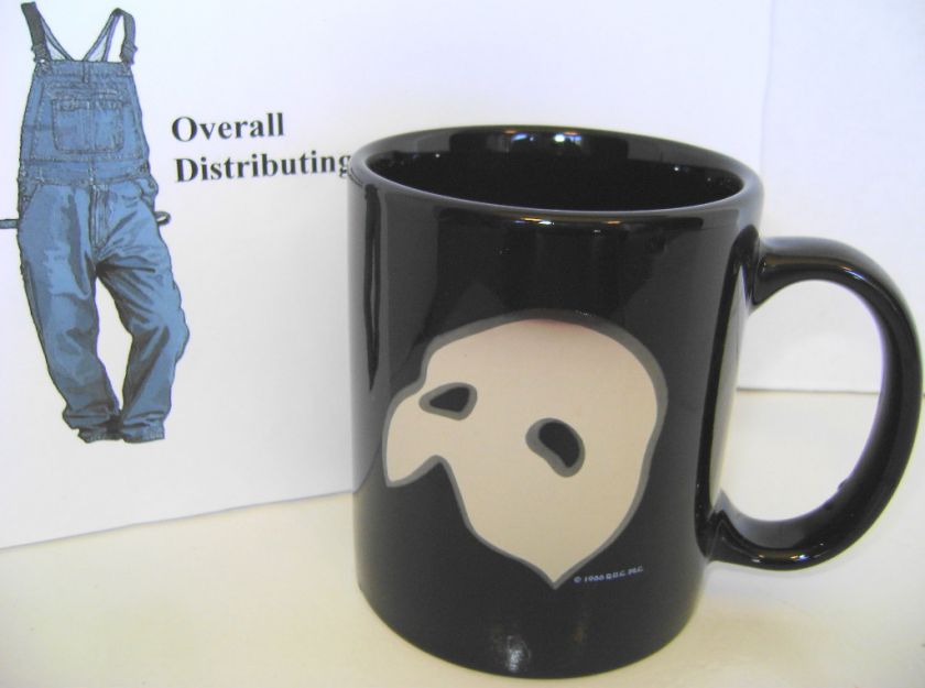 Phantom of the Opera Mug 1986 Heat Activated Mask  