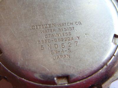 Citizen Quartz watch Chronograph 5N0627 for parts or Repair  