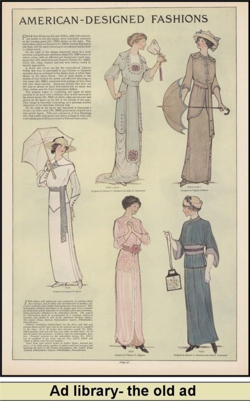 1919 Wedding & Trousseau gowns art deco fashion art  