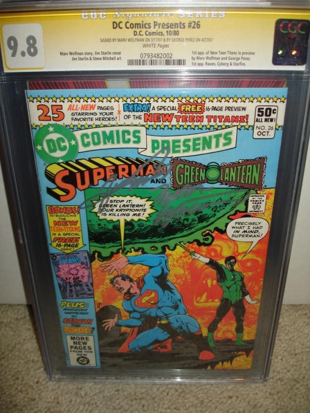 DC Comics Presents #26 CGC 9.8 1st Teen Titans SS cm  