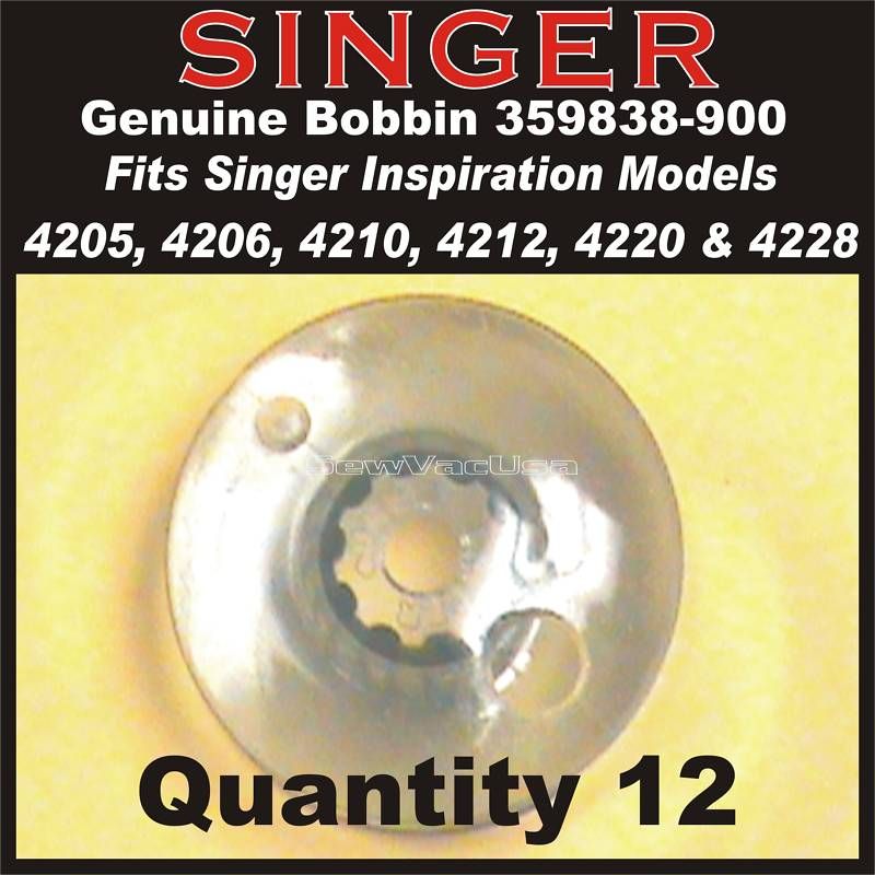 Singer Inspiration Bobbin 359838 900 Fits All 4200 Clas  