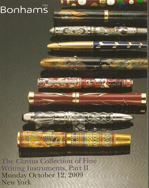 Bonhams Clavius Fountain Pen Collection Part II Auction Catalog 2009 