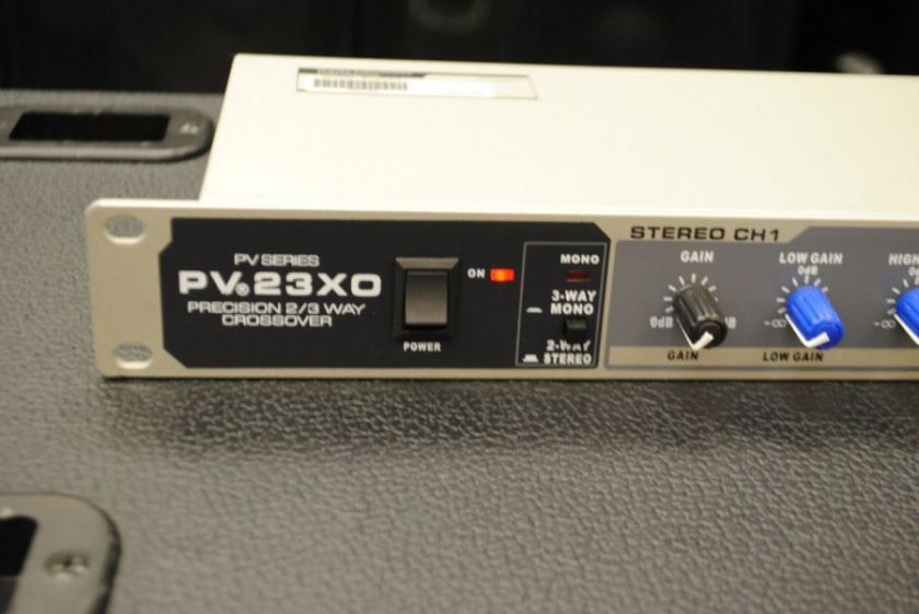 Peavey PV 23XO 2 Way Stereo 3 Way Mono Crossover  