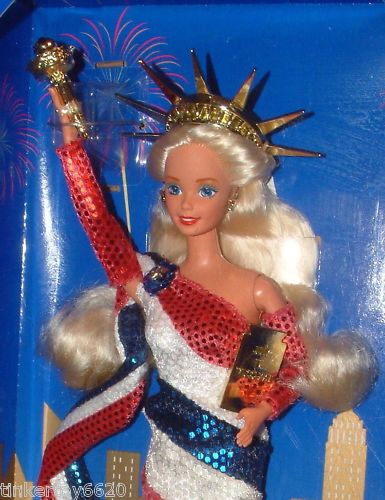 1996 F A O Swartz Barbie Statue Of Liberty # 14664 MIB  