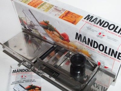 BRON STAINLESS STEEL MANDOLIN ORIGINAL SLICER ( $7.00 SHIPPING)