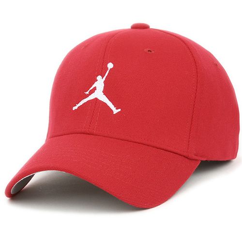 Ball basketball Baseball Cap Hat Flex Fit BSK RED  