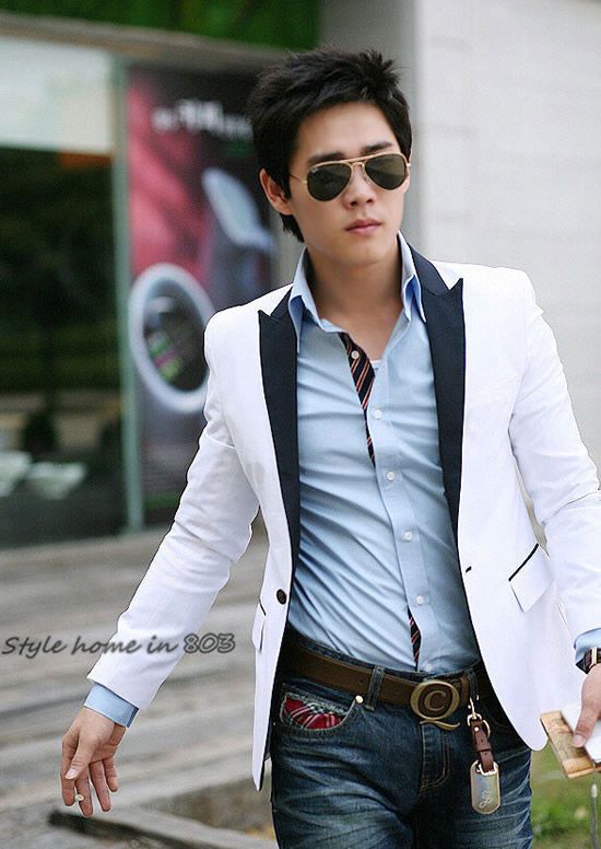 Mens Sexy Casual Stunning Slim Blazer Short Coat One Button Fit Jacket 