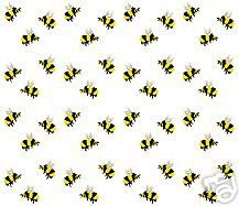 Mrs. Grossmans Stickers   Bees   Honey Bee   Bumblebee   4 Strips 