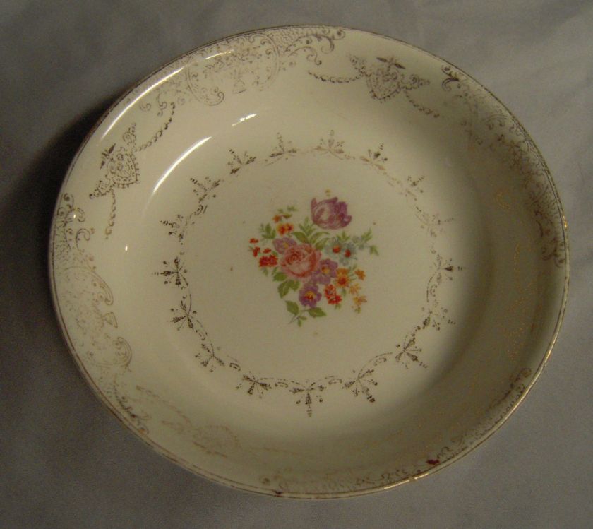 Stetson China Co. Dish 22KT Gold  