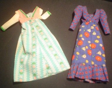   1970s Best Buy Maxi Dress Lot for Barbie, PJ, & Steffie  