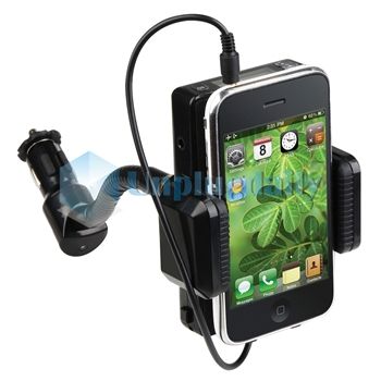 FM Transmitter+Car Charger For Motorola Droid Bionic  