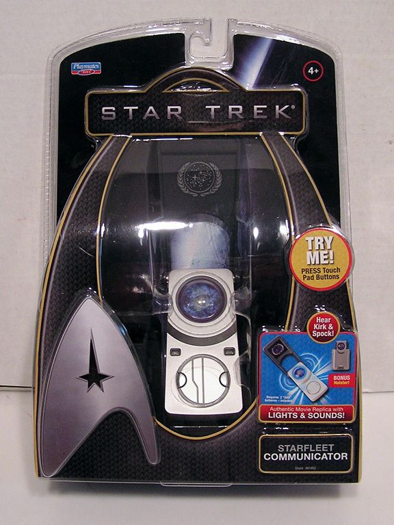 Star Trek New Movie Communicator Prop  Playmates MOC  