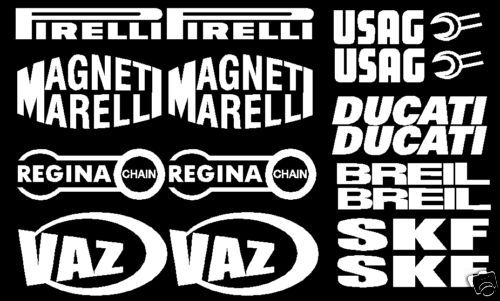 Sponsor stickers fits Ducati 1098 999 749 996 fairing  