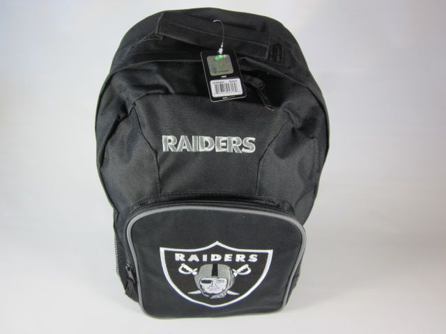 NFL Oakland RAIDERS Southpaw BackPack Black  