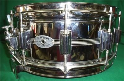   Rogers Dynasonic Dyna Sonic Snare COB circa 1975 14 x 6.5  