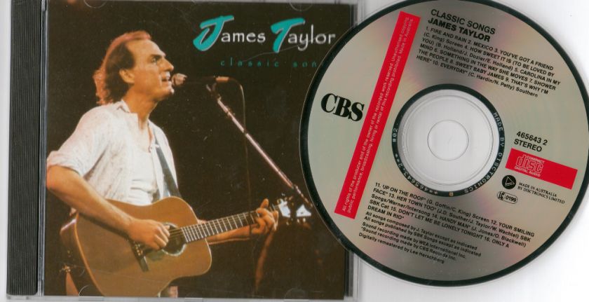 James Taylor Classic Songs CD NEW RARE early cover oop  