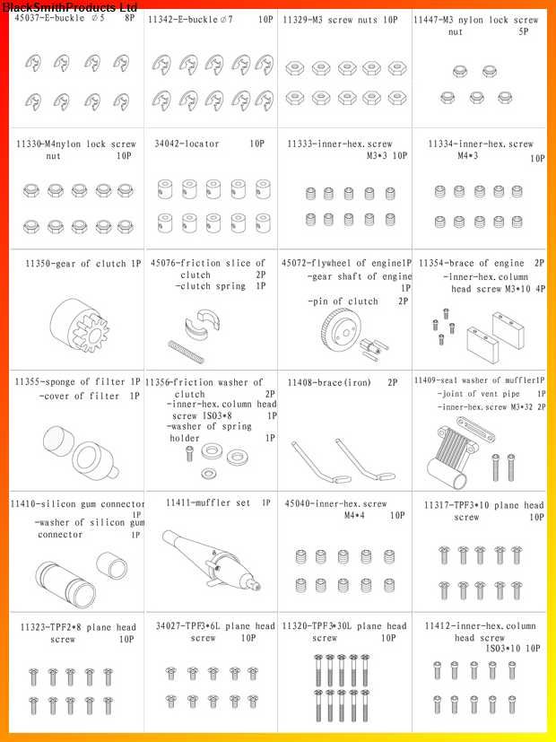 Smartech Parts List items in BlackSmithProducts 