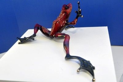 HIGH FIVE by Frogman Tim Cotterill Bronze Frog  