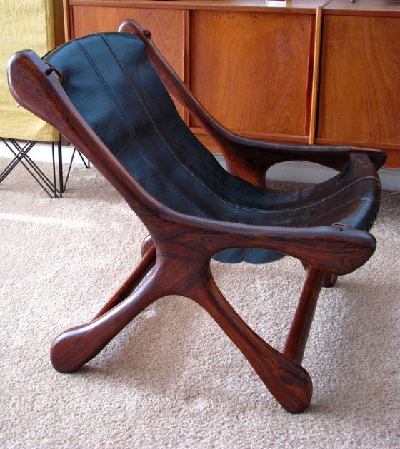 MID CENTURY MODERN DON SHOEMAKER ROSEWOOD CHAIR EAMES ERA  