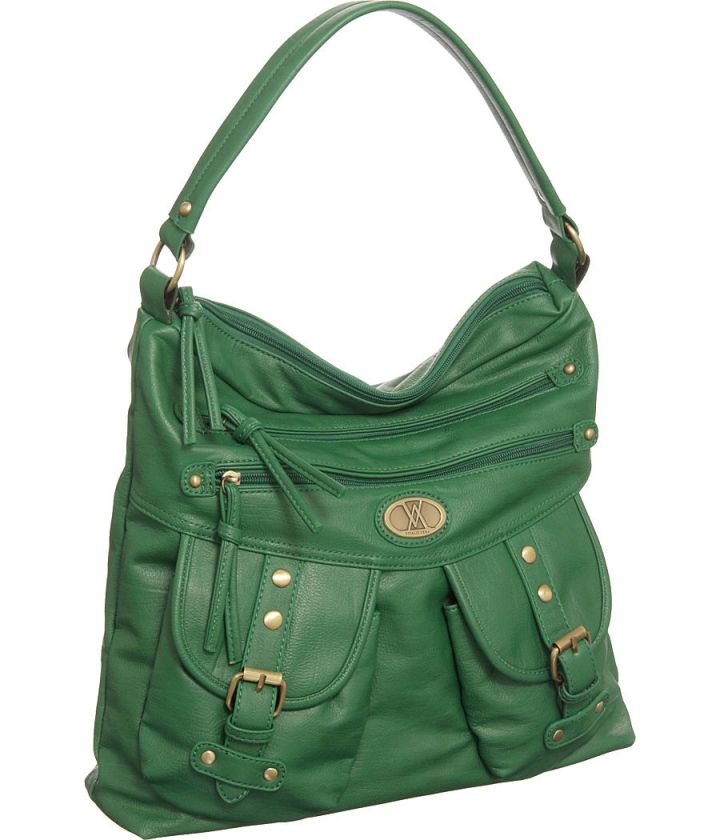 Green Utilitarian Graciela Crossbody Convertible Hobo Bag Designer 