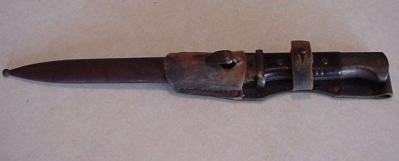   WWII Combat Bayonet Knife With Scabbard & Frog Marked Coppel  