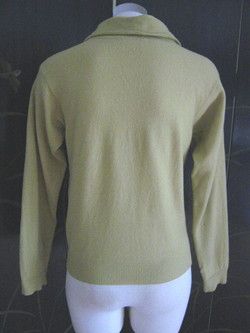 VINTAGE 50s AUSTRIAN CARDIGAN SEXY SECY SWEATER~S/M  