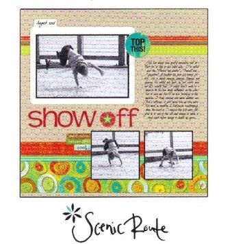 Scenic Route CHIPBOARD CIRCLES Scrapbook Many Themes $1  