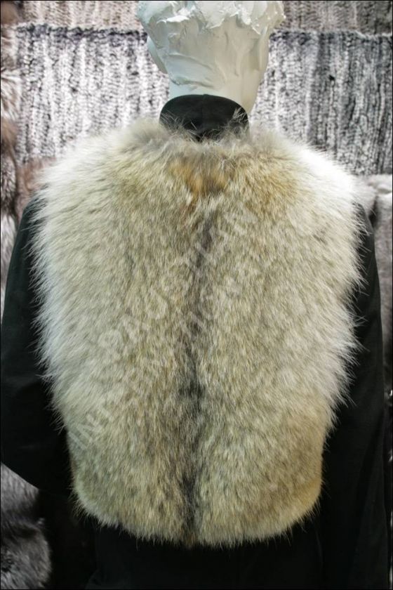 637 Coyote fur vest fur jacket  